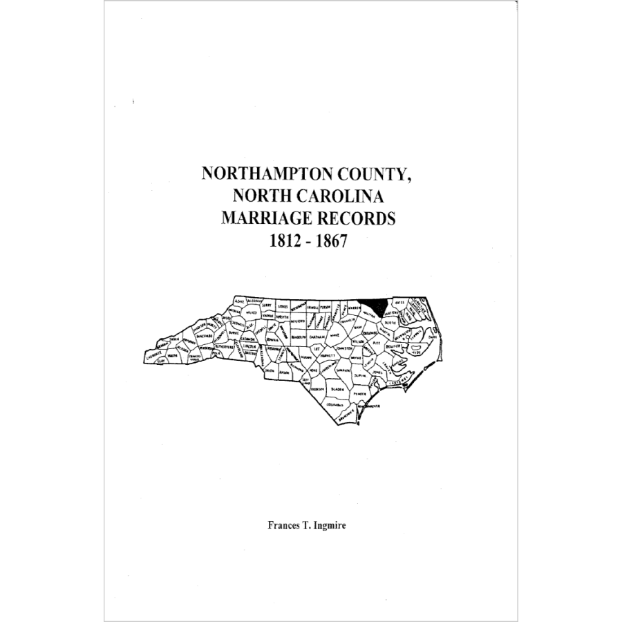Northampton County, North Carolina Marriage Records, 1812-1867