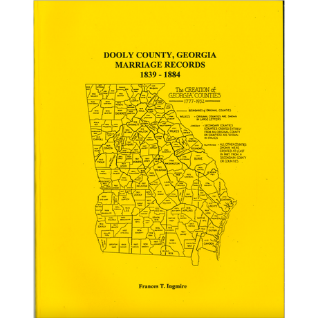 Dooly County, Georgia Marriage Records, 1839-1884