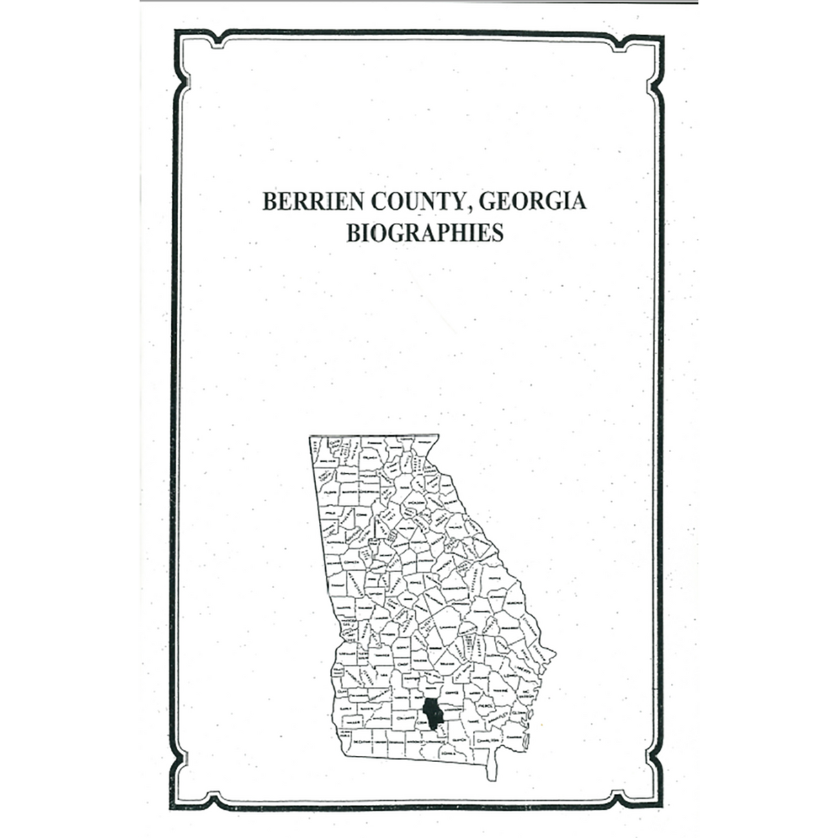 Berrien County, Georgia History and Biographies