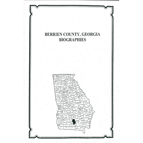 Berrien County, Georgia History and Biographies