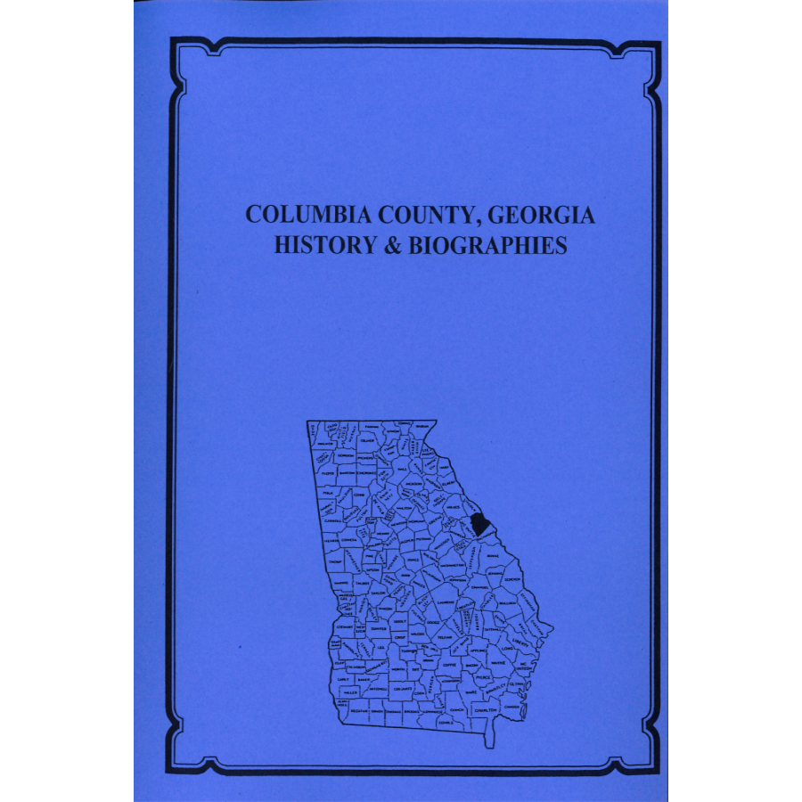 Columbia County, Georgia History and Biographies