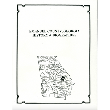 Emanuel County, Georgia History and Biographies