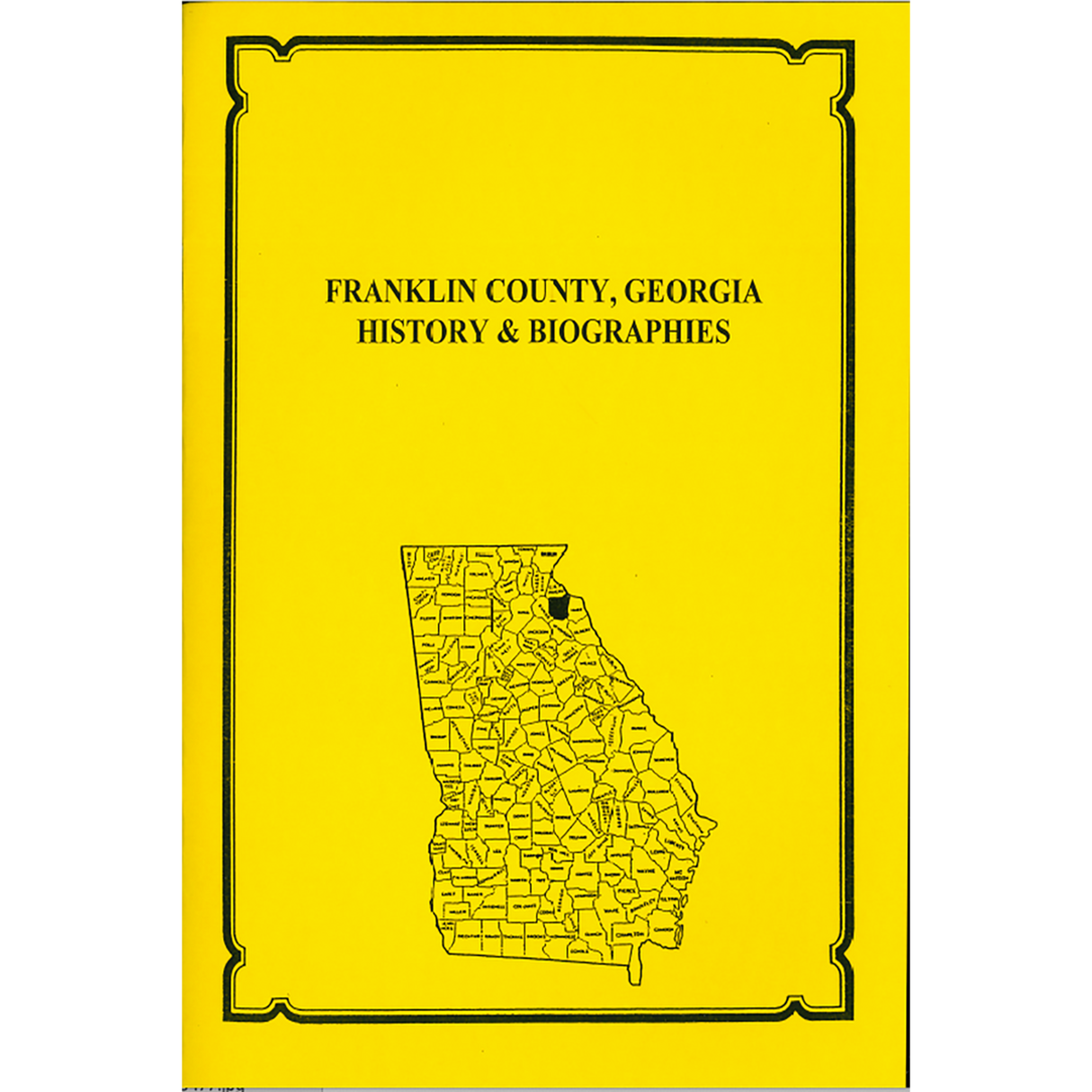Franklin County, Georgia History and Biographies