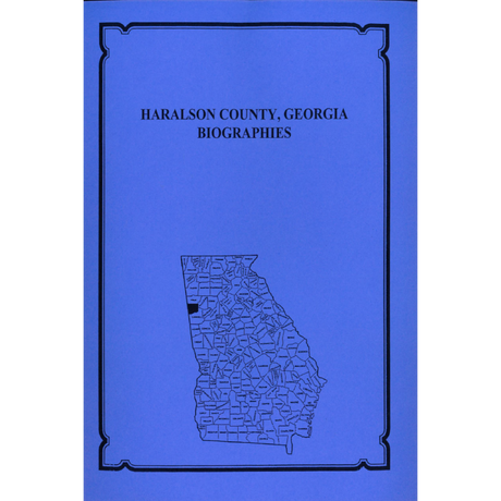 Haralson County, Georgia History and Biographies