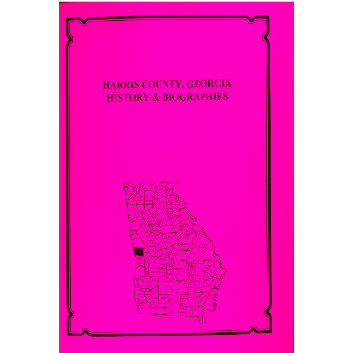Harris County, Georgia History and Biographies