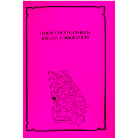 Harris County, Georgia History and Biographies