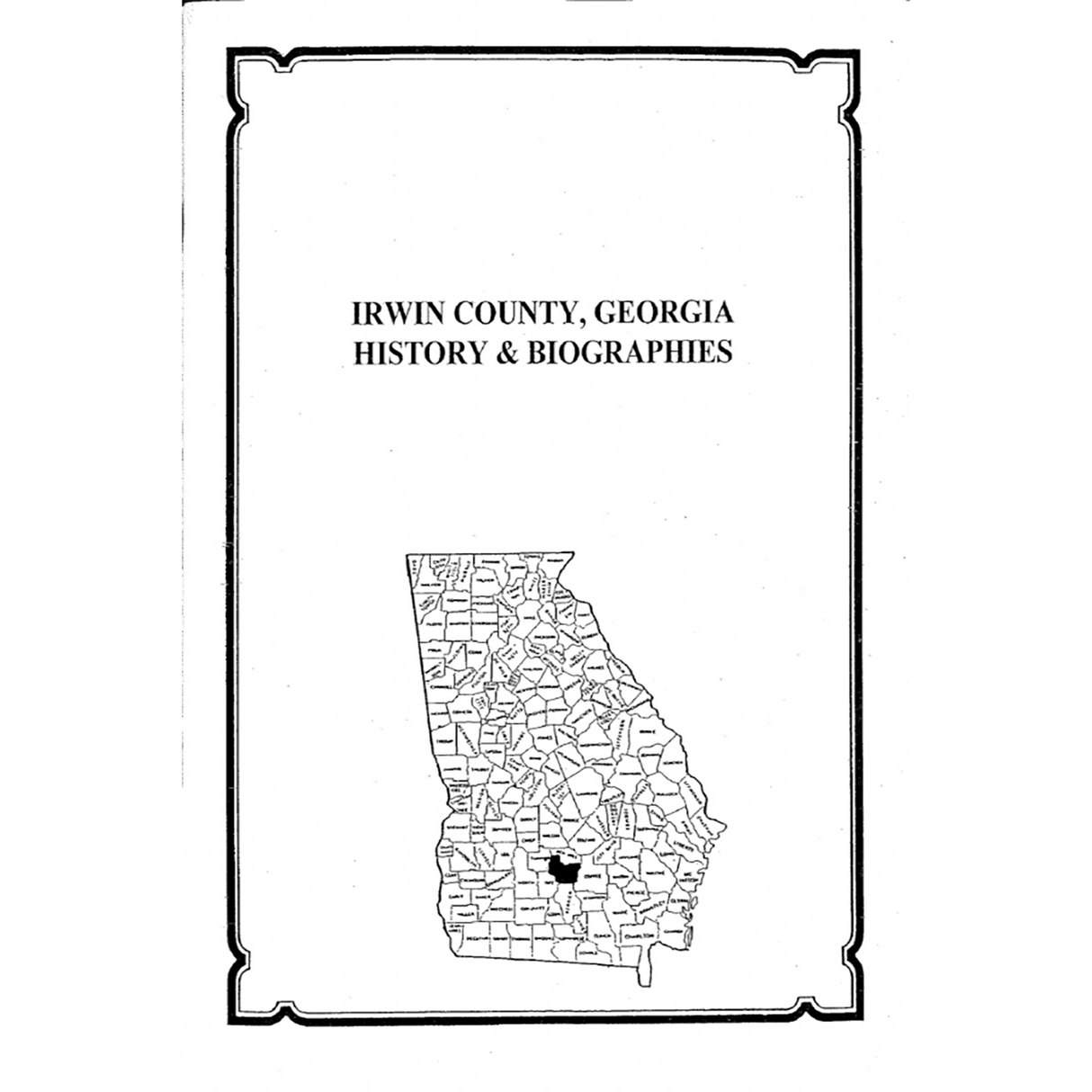Irwin County, Georgia History and Biographies