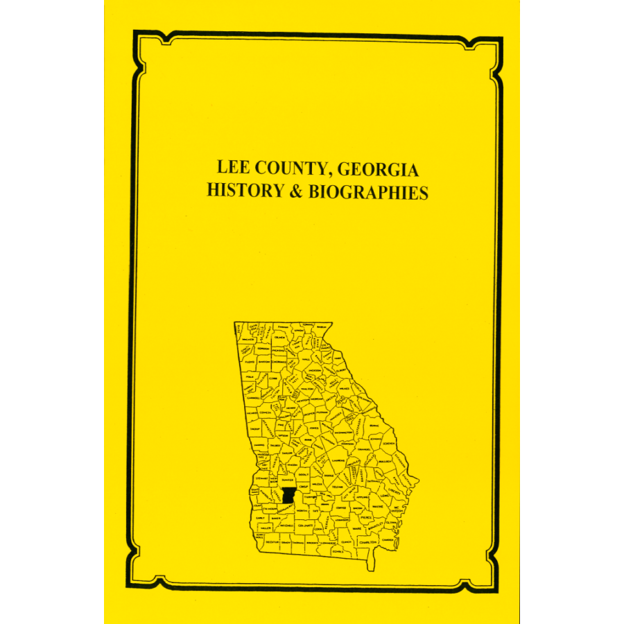 Lee County, Georgia History and Biographies