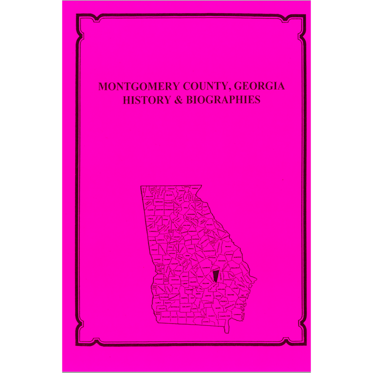 Montgomery County, Georgia History and Biographies