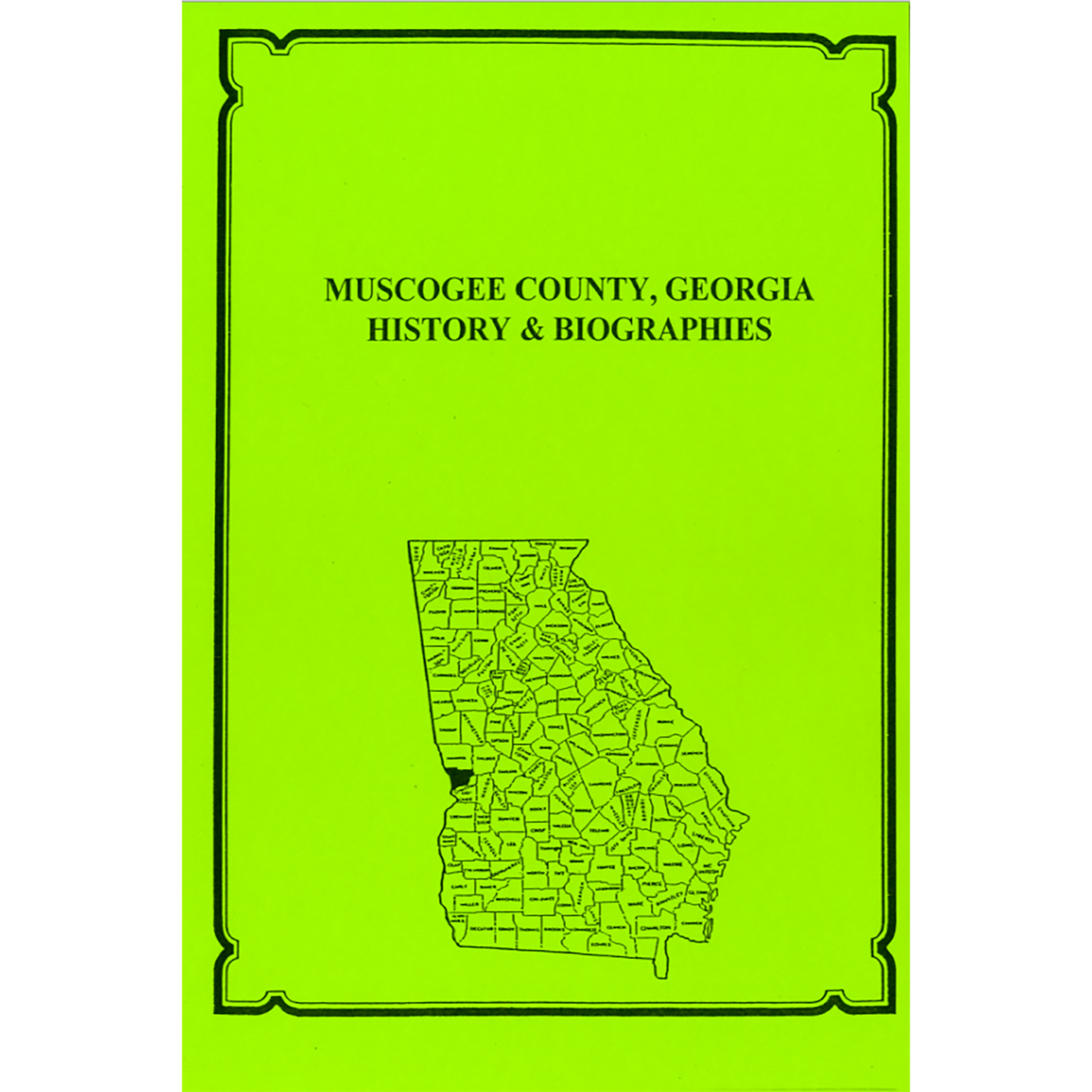 Muscogee County, Georgia History and Biographies