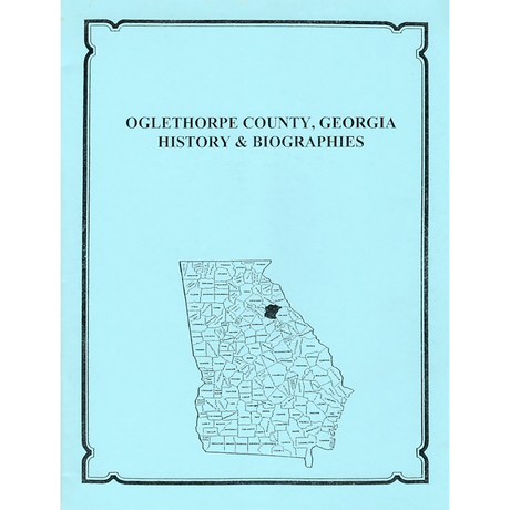 Oglethorpe County, Georgia History and Biographies