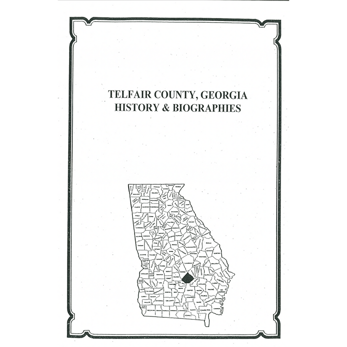 Telfair County, Georgia History and Biographies