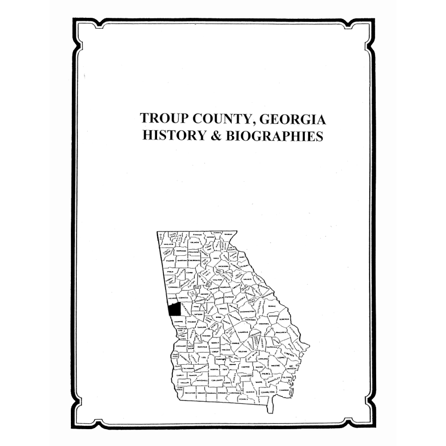 Troup County, Georgia History and Biography