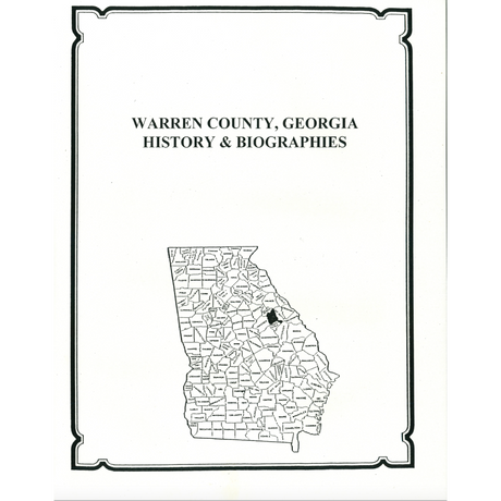 Warren County, Georgia History and Biographies