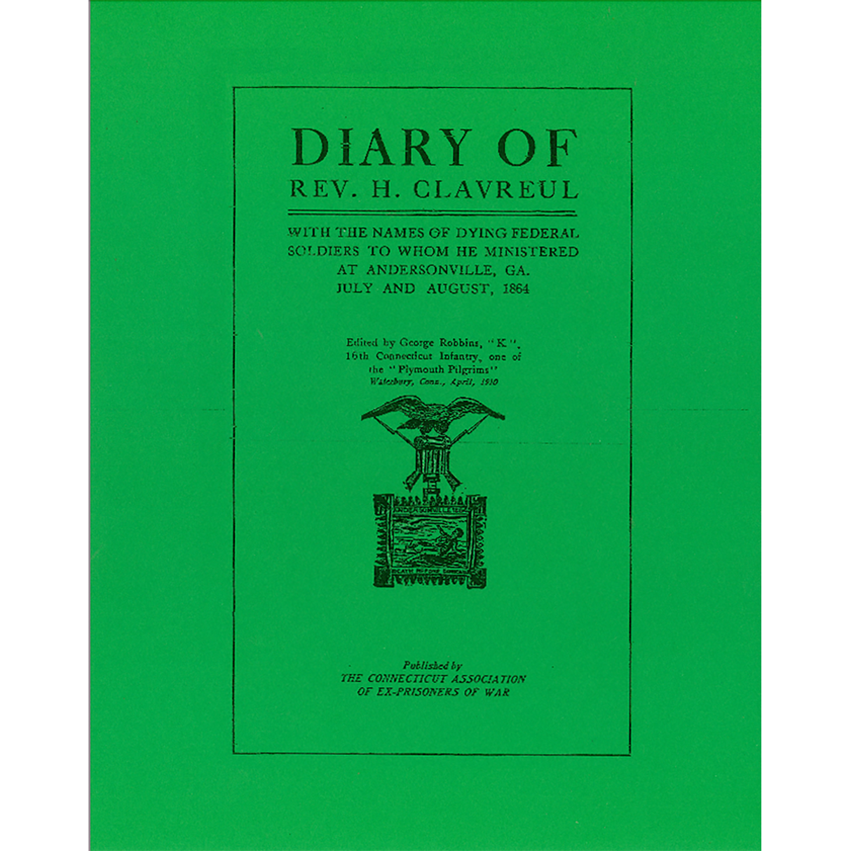Diary of Reverend H. Clavreul
