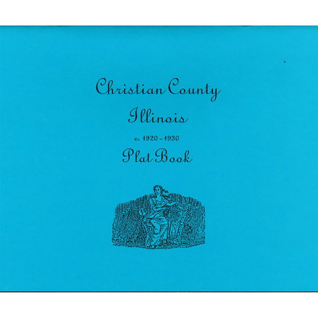 Christian County, Illinois c. 1920-1930 Plat Book