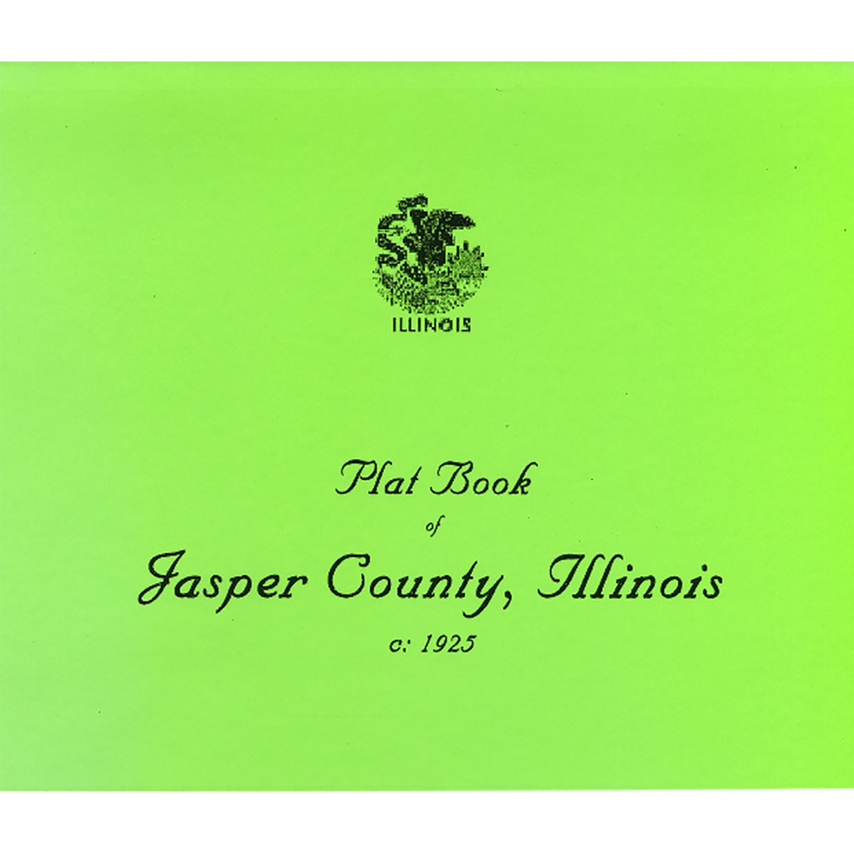 Plat Book of Jasper County, Illinois c. 1925