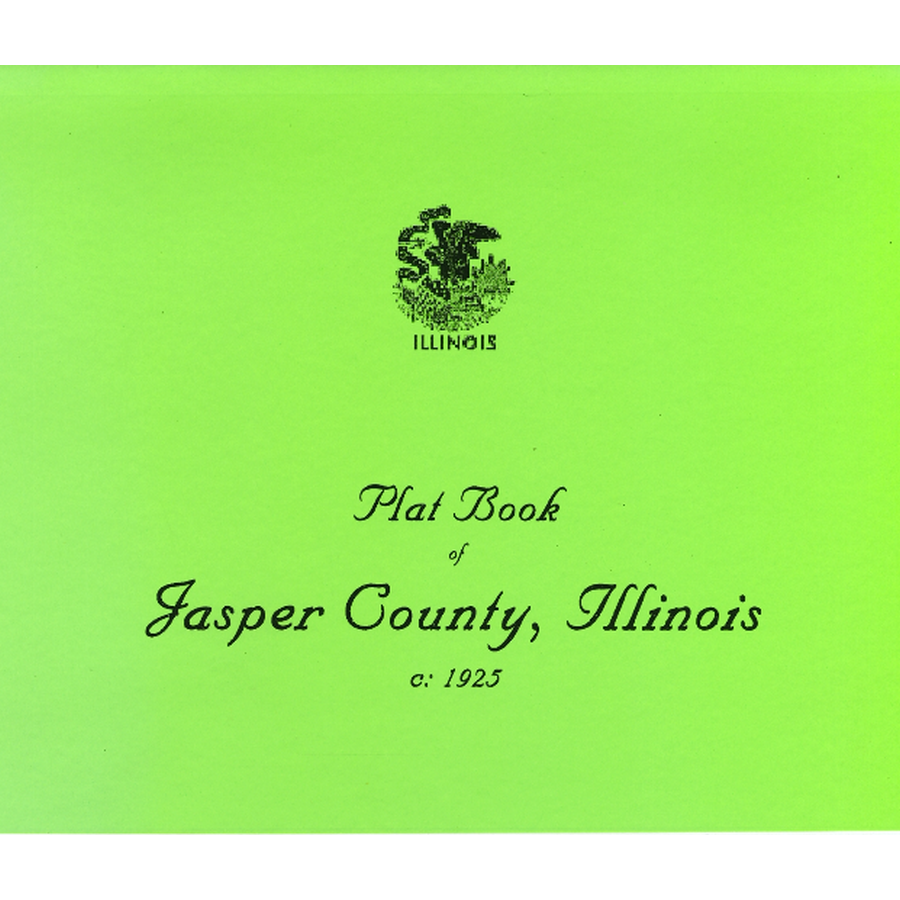 Plat Book of Jasper County, Illinois c. 1925