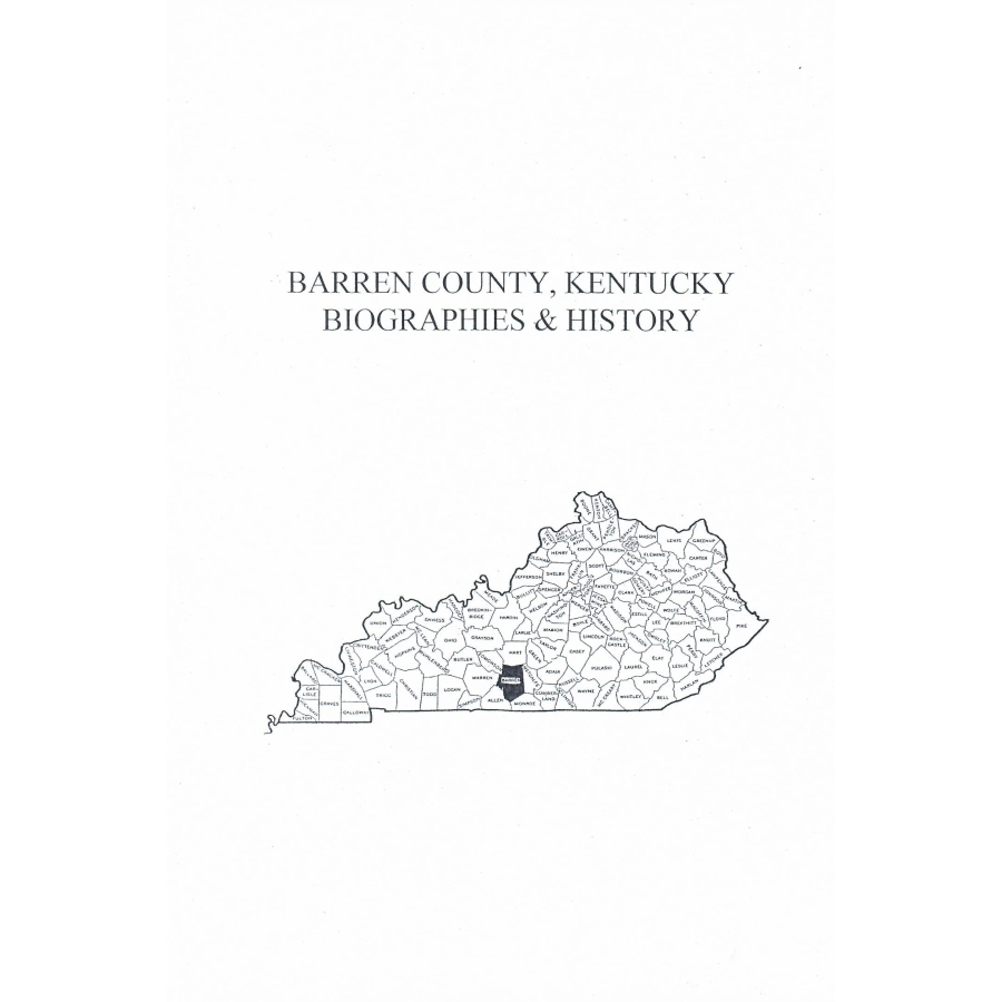 Barren County, Kentucky History and Biographies