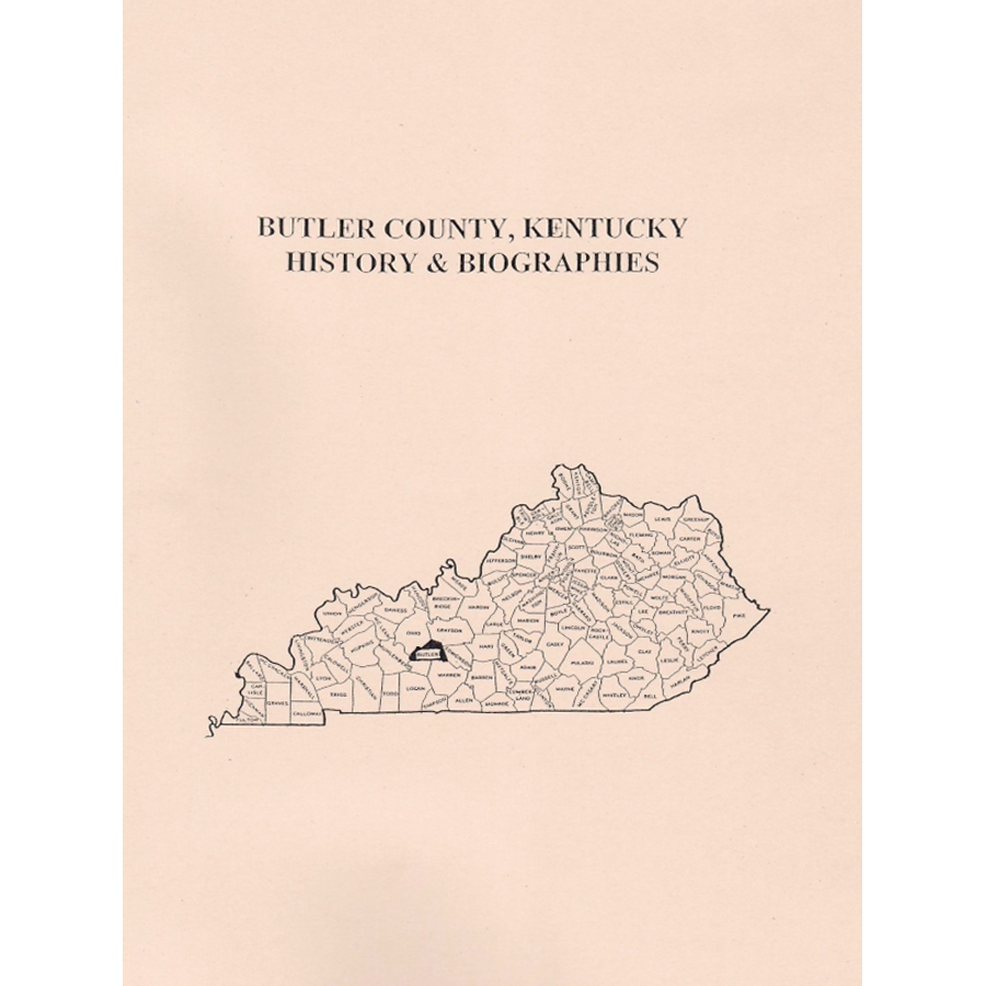 Butler County, Kentucky History and Biographies