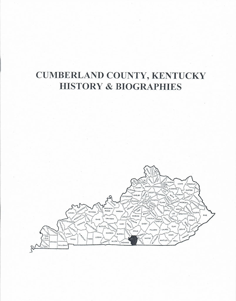 Cumberland County, Kentucky History and Biographies