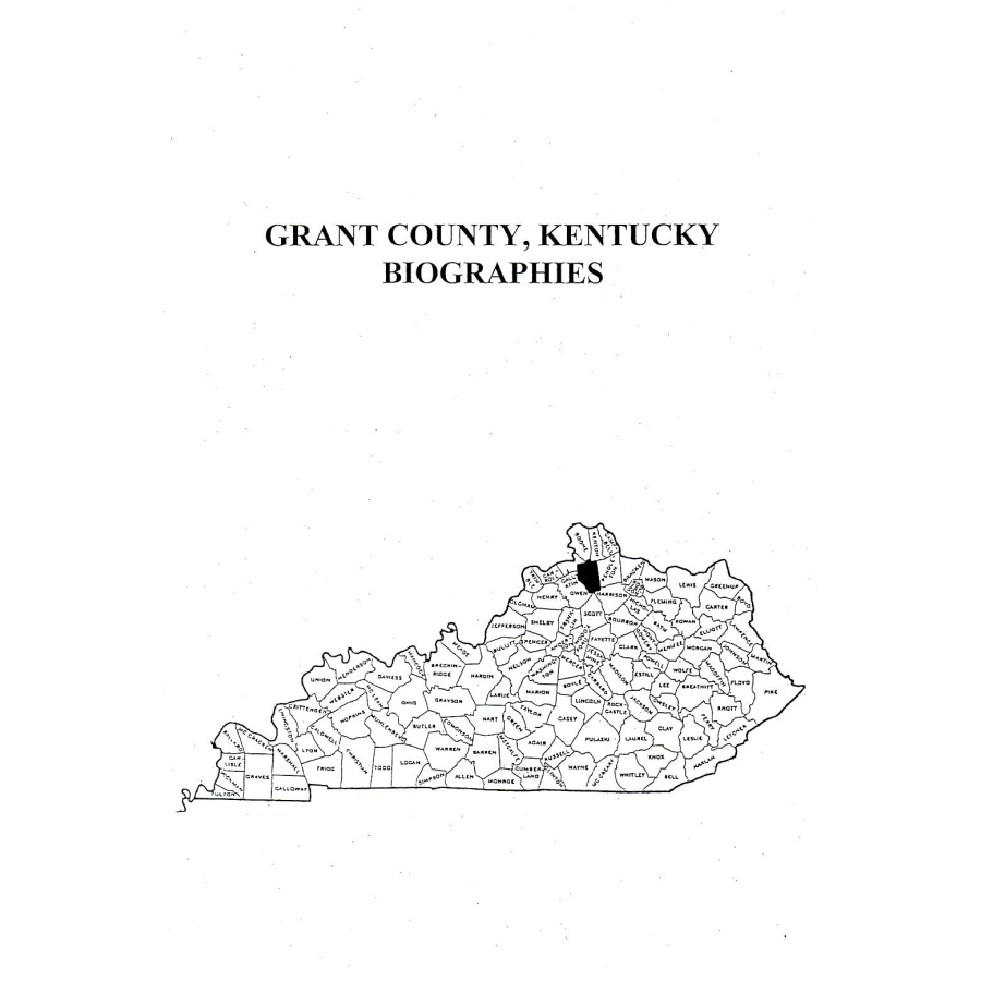 Grant County, Kentucky Biographies