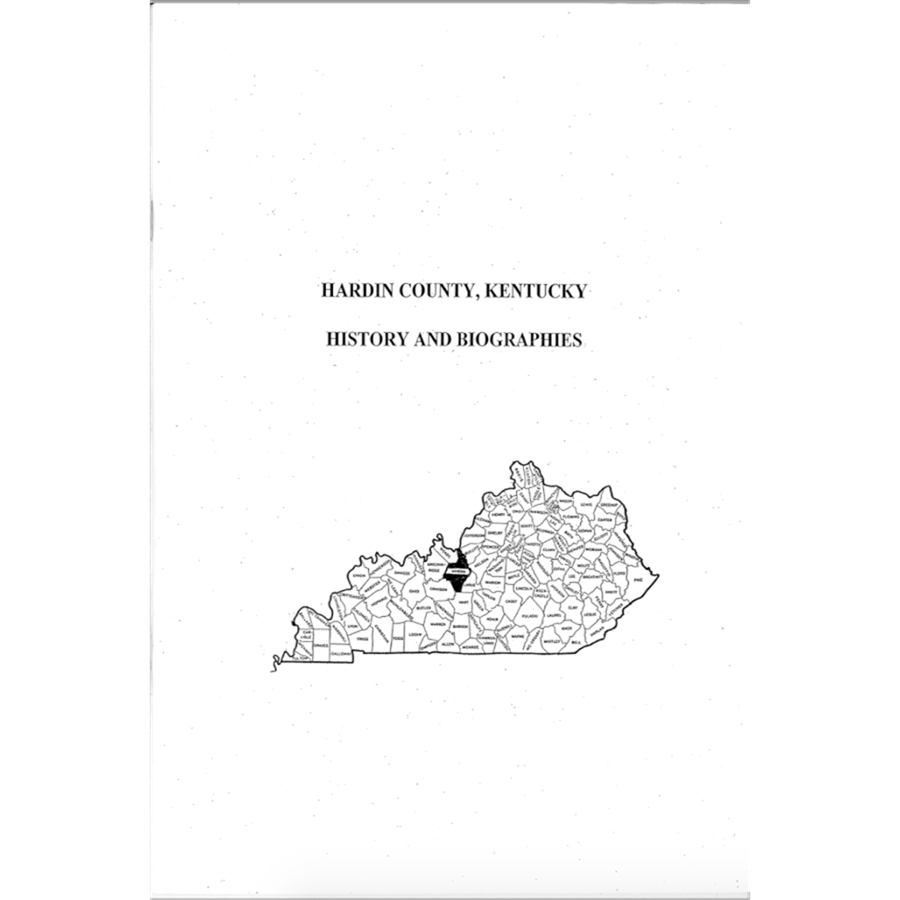 Hardin County, Kentucky History and Biographies