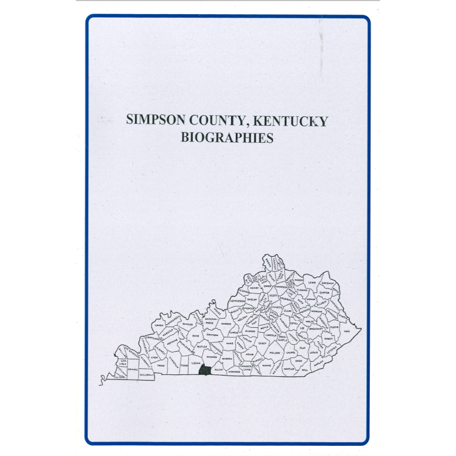 Simpson County, Kentucky Biographies