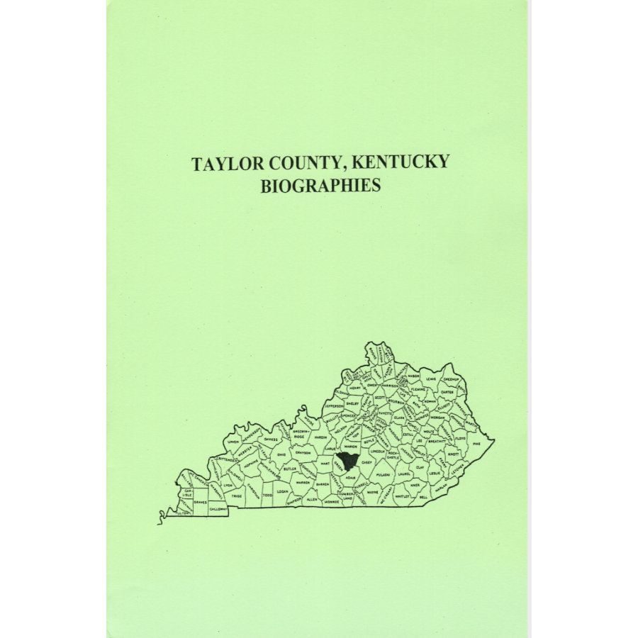 Taylor County, Kentucky Biographies