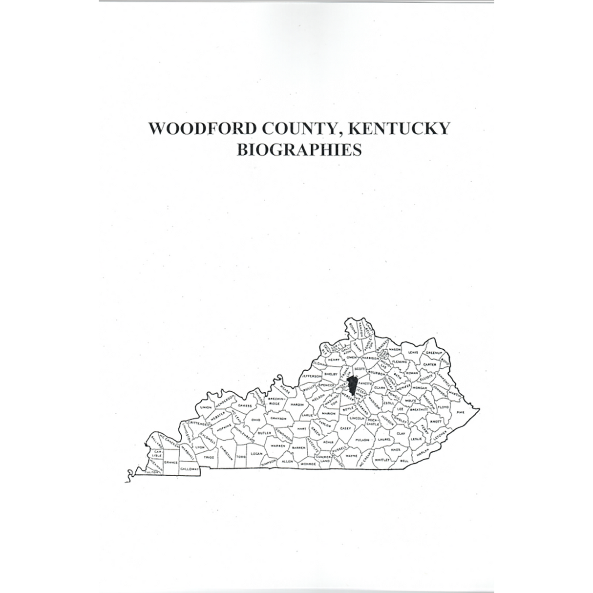 Woodford County, Kentucky Biographies