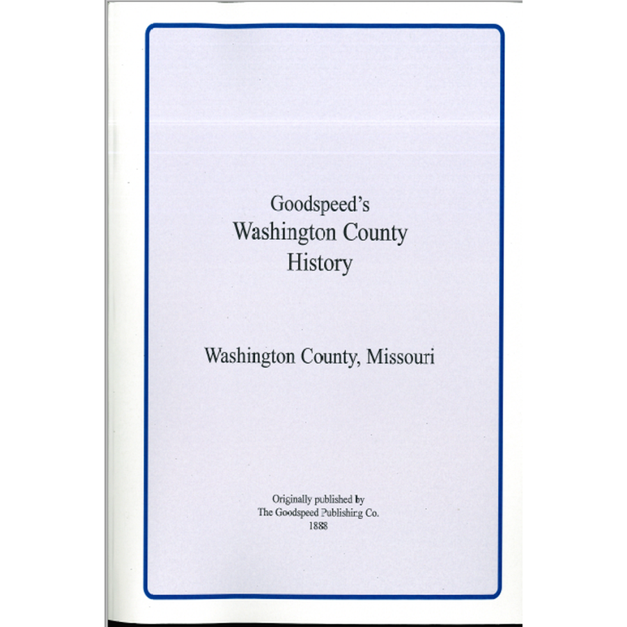 Washington County, Missouri History and Biographies