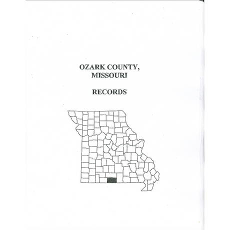 Ozark County, Missouri Records