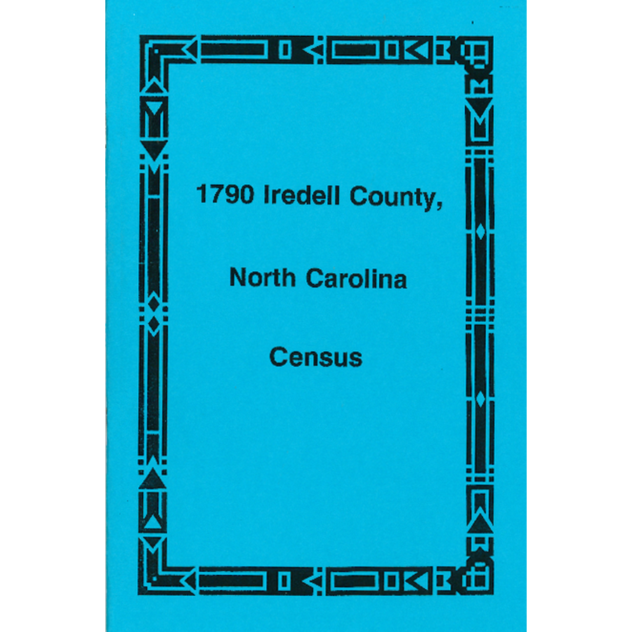 1790 Iredell County, North Carolina Census