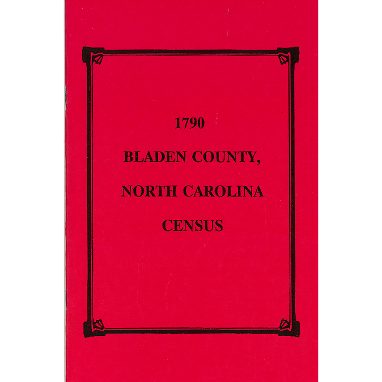 1790 Bladen County, North Carolina Census
