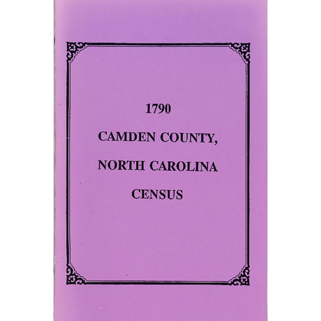 1790 Camden County, North Carolina Census