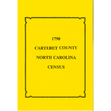 1790 Carteret County, North Carolina Census