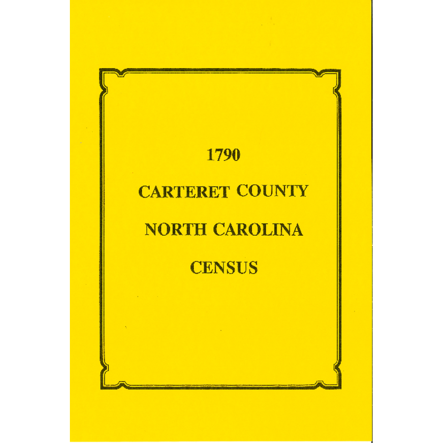 1790 Carteret County, North Carolina Census