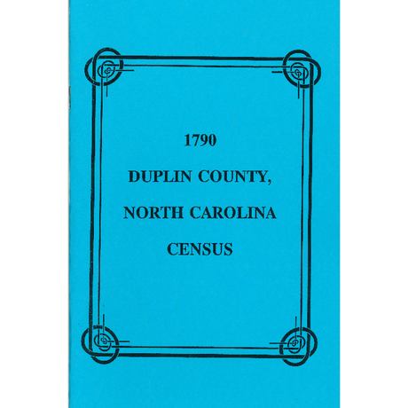 1790 Duplin County, North Carolina Census