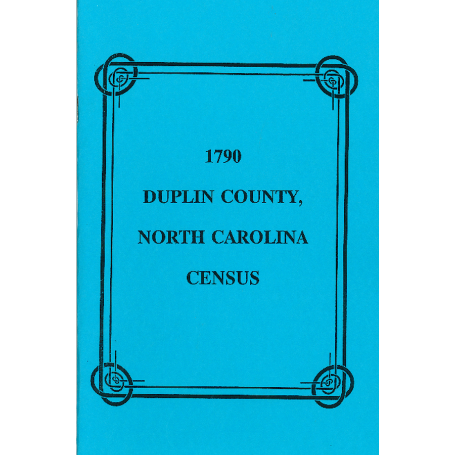 1790 Duplin County, North Carolina Census