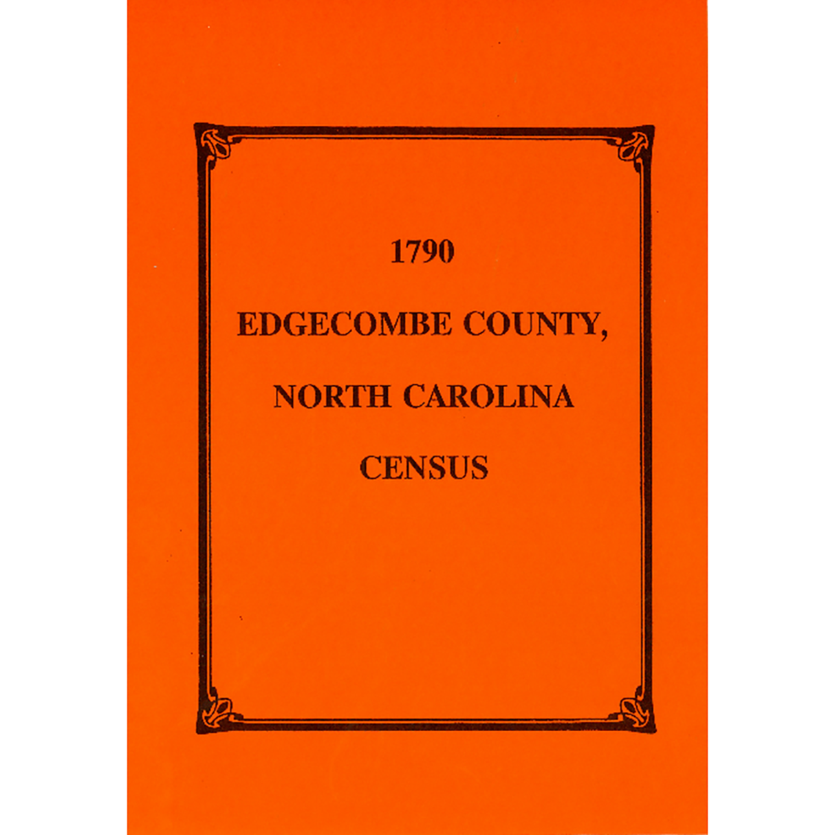 1790 Edgecombe County, North Carolina Census