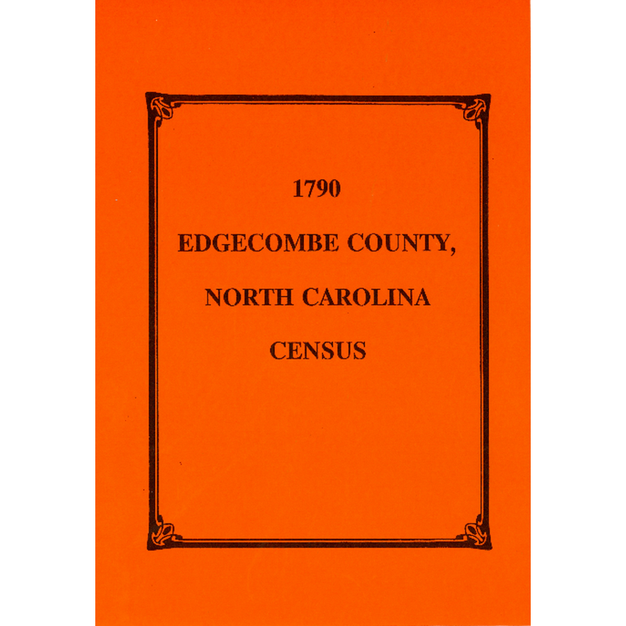 1790 Edgecombe County, North Carolina Census