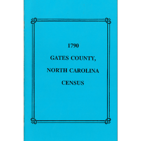 1790 Gates County, North Carolina Census