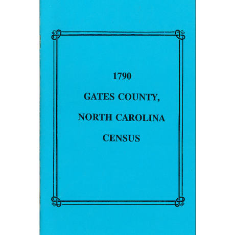 1790 Gates County, North Carolina Census