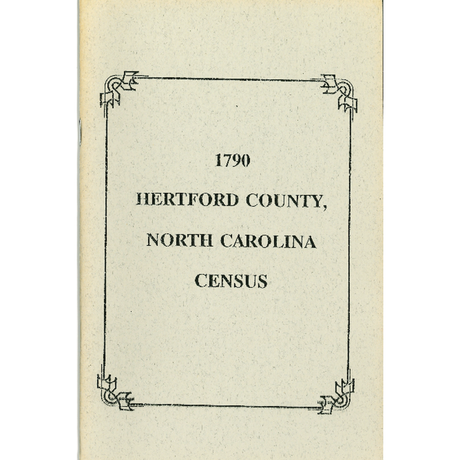 1790 Hertford County, North Carolina Census