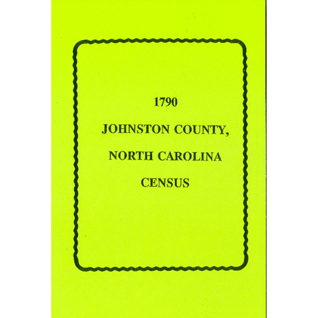 1790 Johnston County, North Carolina Tax List