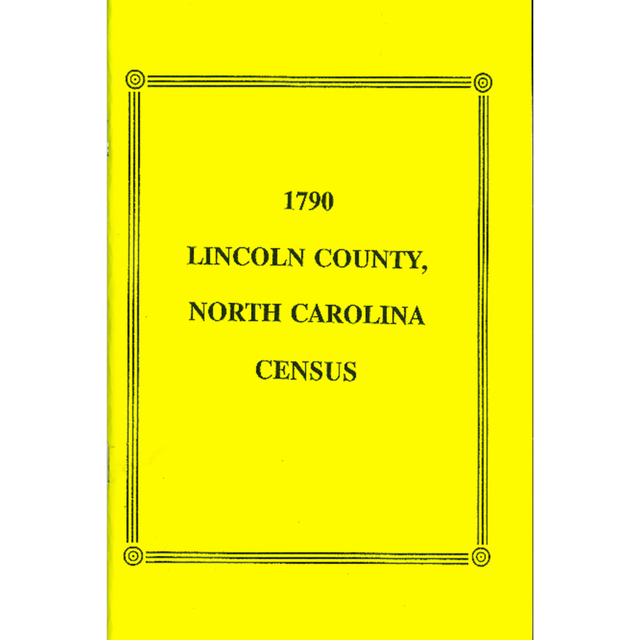 1790 Lincoln County, North Carolina Census