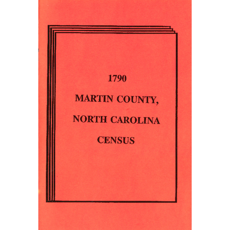 1790 Martin County, North Carolina Census