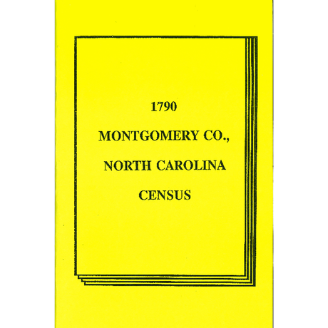 1790 Montgomery County, North Carolina Census
