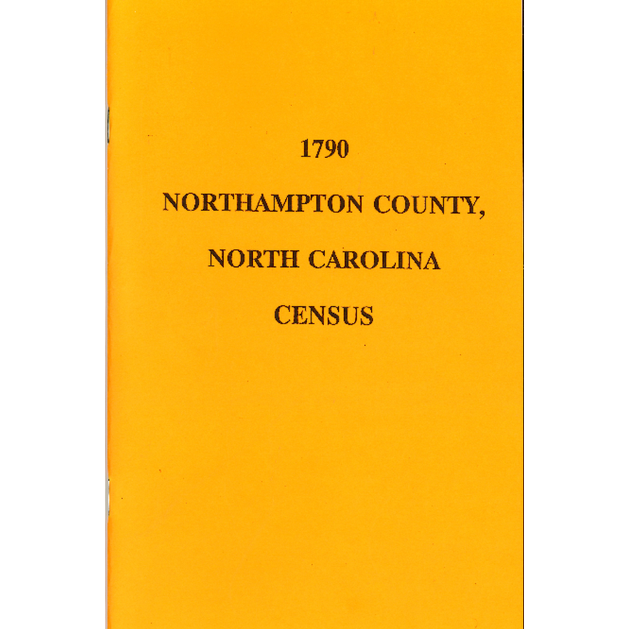 1790 Northampton County, North Carolina Census