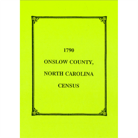 1790 Onslow County, North Carolina Census